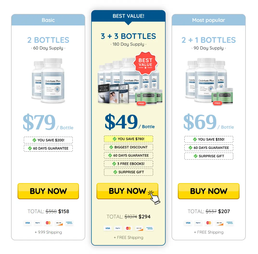 Quietum Plus Price